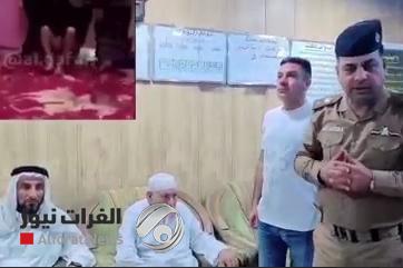بالفيديو.. شرطة بغداد توضح حقيقة تعنيف رجل مسن من قبل سيدة