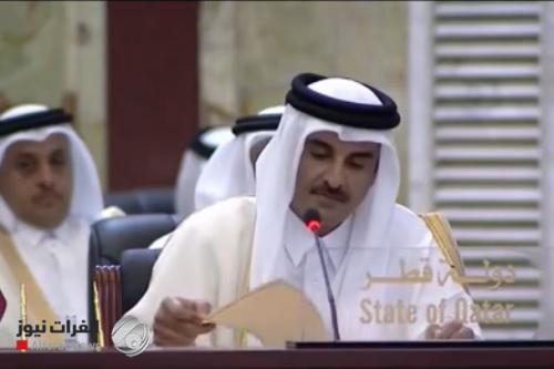 أمير قطر: ندعم وحدة العراق ووحدة السلاح الشرعي
