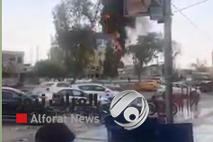 بالفيديو.. حريق كبير يلتهم محطة بابا كركر للبنزين في منطقة طريق بغداد كركوك