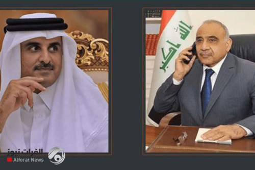 أمير قطر يجري اتصالاً هاتفياً مع عبد المهدي