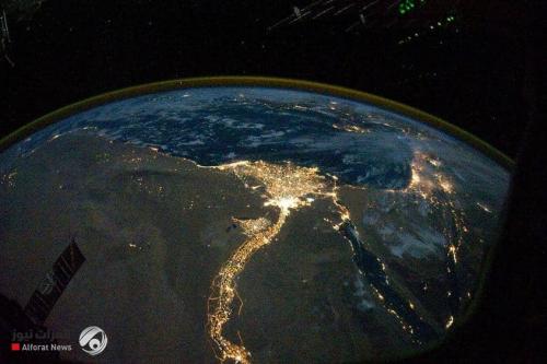 ناسا تنشر صورة نادرة "للنيل المضيء" في مصر