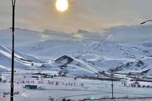 بالصور.. الثلوج تغطي عددا مناطق كردستان