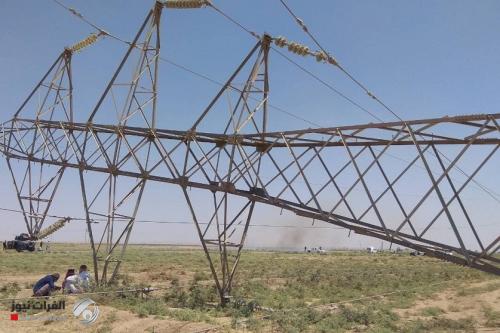 تفجير خط لنقل الكهرباء بين العراق وايران وخروجه عن الخدمة