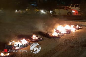 قطع الشارع الرئيس في الرفاعي بعد اعتقال متظاهر