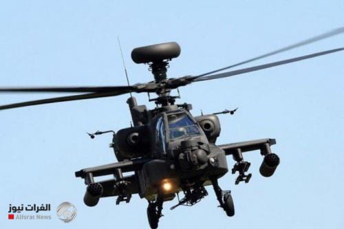 طائرات هليكوبتر تحلق منخفضة فوق بغداد