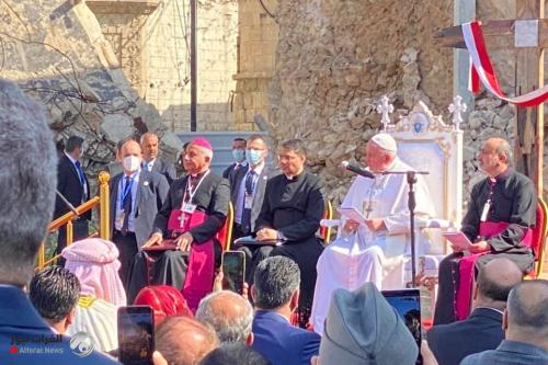 البابا من الموصل: تناقص المسيحيين في العراق والشرق الأوسط فيه ضرر جسيم