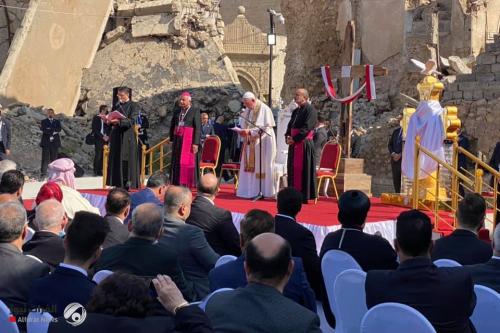 البابا مغرداً: اليوم أستطيع أرى وألمس أن الكنيسة في العراق حية