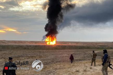 داعش يفجر بئر نفطي في كركوك