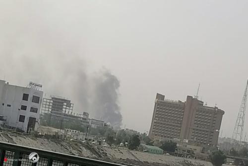 بالفيديو.. الحريق الكبير في العلاوي