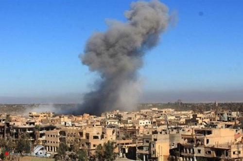 طائرات مجهولة تقصف شاحنات وافراداً قرب الحدود العراقية السورية