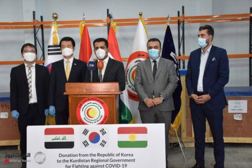 كوريا الجنوبية تقدم مساعدات طبية الى اقليم كردستان