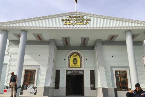 افتتاح دار القضاء في جلولاء بعد تدميره بالكامل من داعش