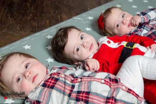 بريطانية تنجب 3 أطفال برحمين مختلفين