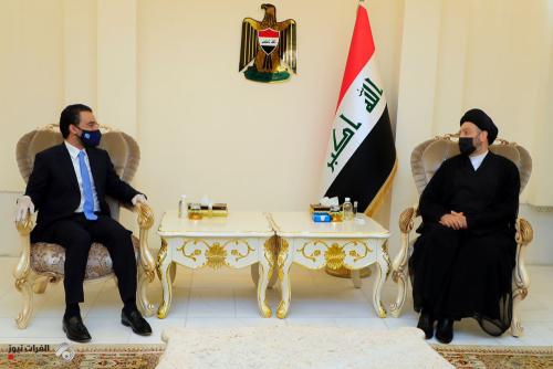 السيد عمار الحكيم للحلبوسي: تحالف عراقيون يدعم الدولة وابوابه مفتوحة للجميع