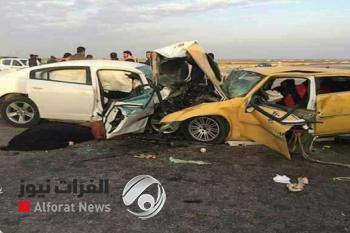 مصدر امني: مصرع واصابة 6 اشخاص في حادث سير جنوب الناصرية