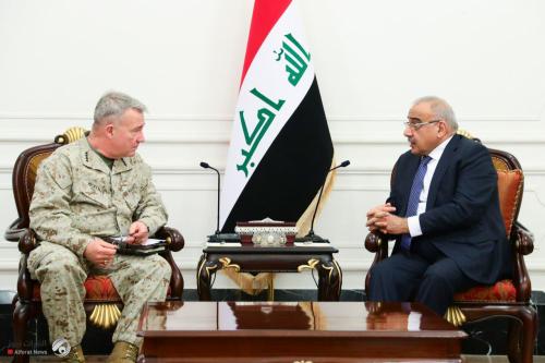 عبد المهدي يؤكد لجنرال أمريكي على إبعاد العراق من ان يكون ساحة للعدوان على أي طرف كان