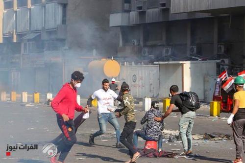 حقوق الانسان: استشهاد واصابة 3 متظاهرين واختطاف ناشطين في اليومين الماضيين