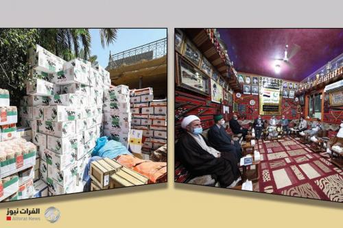 وفقا لتوجيهات المرجعية.. العتبة الحسينية توزع المواد الغذائية على المتعففين بدلاً عن الطعام في محرم