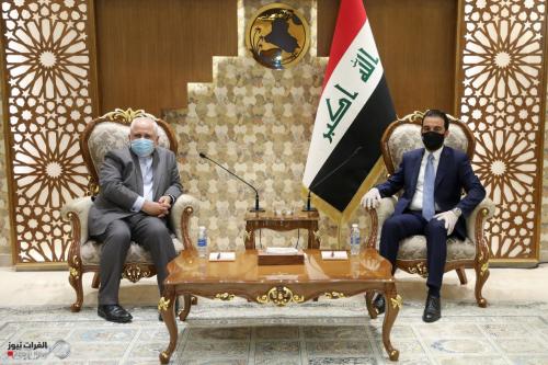 الحلبوسي لظريف: العراق يحرص على بناء علاقات متوازنة مع الجميع