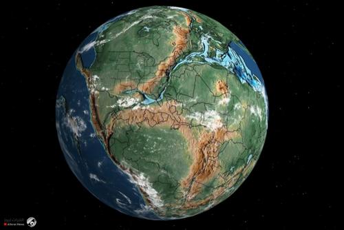 خريطة تعرفك على مسقط رأسك في الأرض منذ 750 مليون سنة !