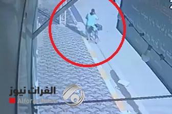 بالفيديو.. الارهابي الذي فجر دراجته في الفلوجة اليوم