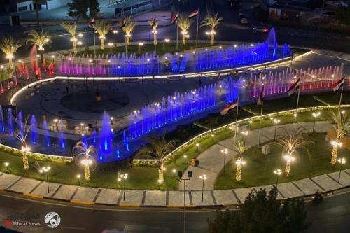 بالصور.. إفتتاح ساحة الفردوس وسط بغداد