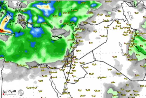 العراق يتأثر بمنخفض جوي مصحوب بأمطار .. وارتفاع للحرارة