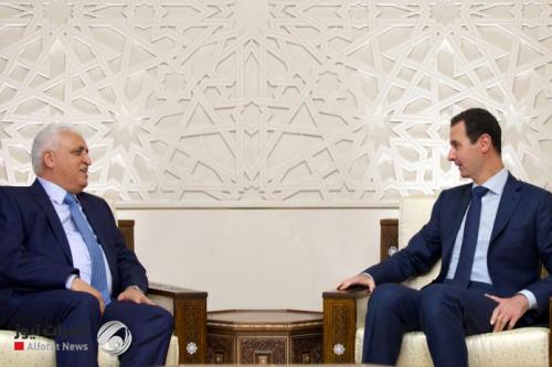 الأسد يتسلم رسالة من الكاظمي