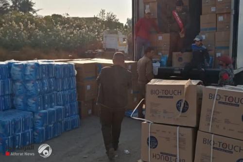 بالصور.. ضبط شاحنة محملة بأدوية مهربة في بغداد