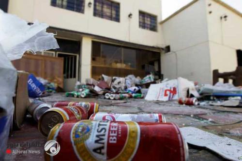 استهداف متجر لبيع المشروبات الكحولية غرب بغداد