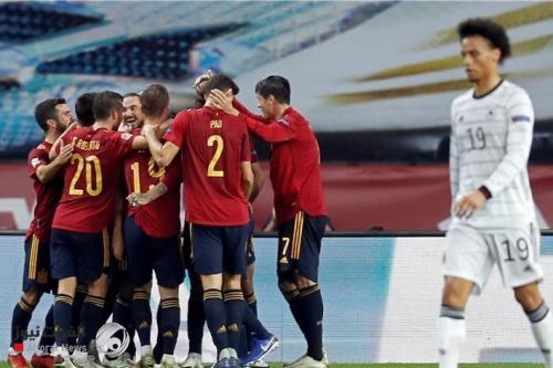 إسبانيا تُهين ألمانيا وتعبر لنصف نهائي دوري أمم أوروبا