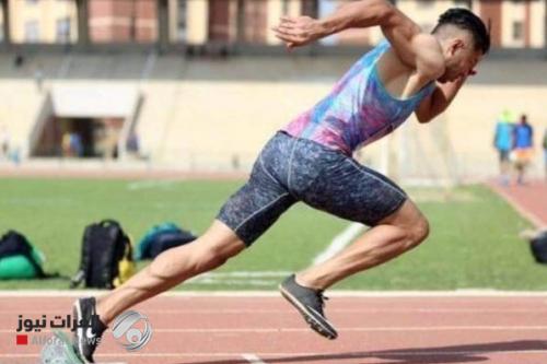 عداء يحطم الرقم العراقي في سباق 100 متر