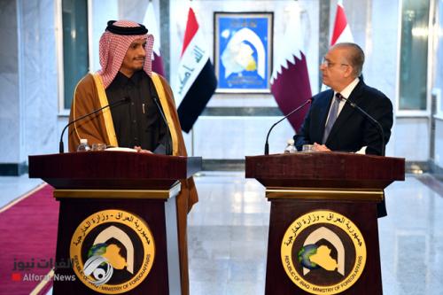 وزيرا خارجية العراق وقطر يؤكدان على العمل المشترك لخفض توتر المنطقة {موسع}