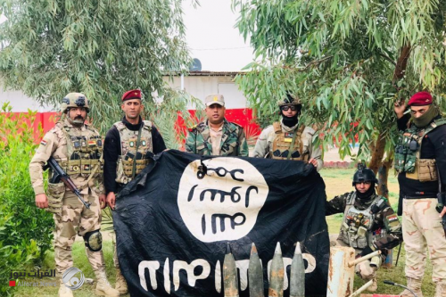 العثور على خنادق واعتدة لعصابات داعش في سامراء