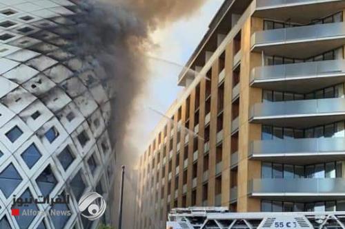 بالفيديو.. النيران تحرق آخر تصميمات زها حديد في عاصمة عربية