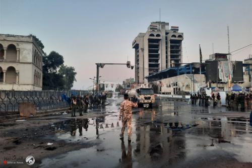 بالصور.. عمليات بغداد تعيد فتح ساحة التحرير وجسر الجمهورية امام حركة العجلات