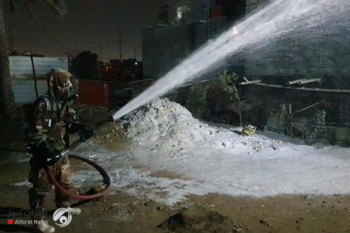 انقاذ مواطن بعد تسرب غاز "الامونيا" لمنزله في محافظة البصرة