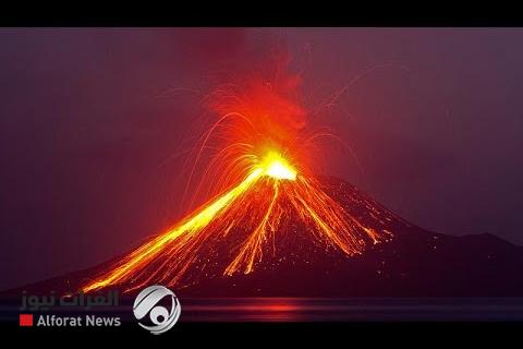 بالفيديو.. ثوران بركان كما لم تشاهده من قبل