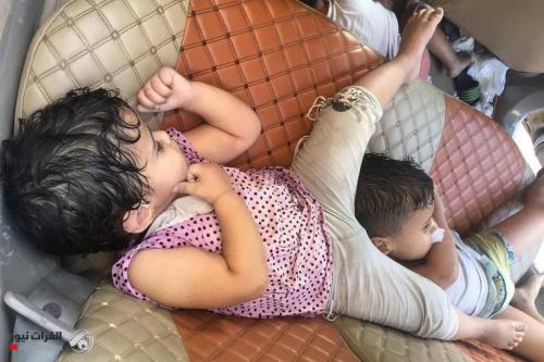 بالصور.. حادث مفجع في بغداد ضحاياه 3 أطفال