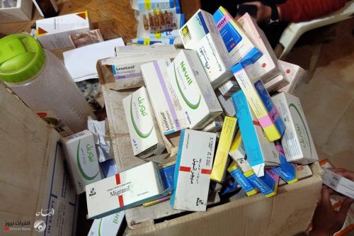 ضبط أدوية مهربة شمالي بغداد