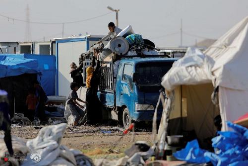 إحصائية رسمية عن عدد النازحين والمخيمات المتبقية في العراق