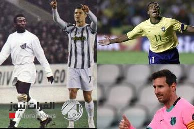 قائمة أفضل 5 هدافين في تاريخ كرة القدم