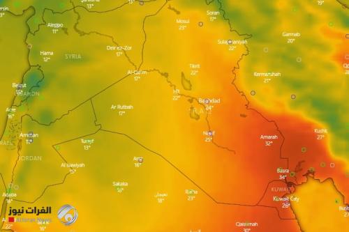 كتلة هوائية تتقدم الى العراق.. هذا تأثيرها