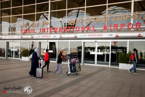 مطار أربيل يستأنف رحلاته الجوية بعد توقفه أثر القصف الصاروخي
