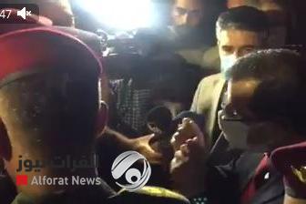 بالفيديو.. رد فعل امين بغداد في حادثة الاعتداء على امرأة