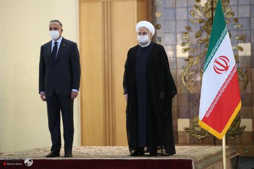 بالصور.. الإستقبال الرسمي للكاظمي في طهران