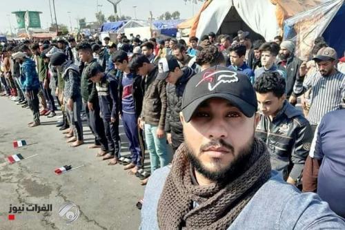 بالصور.. صلاة الغائب وتشييع جثامين شهداء تظاهرات النجف
