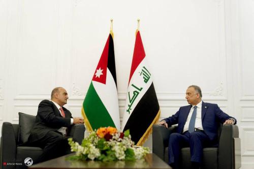 الكاظمي ونظيره الأردني يبحثان تعزيز التعاون المشترك وقضابا اقليمية
