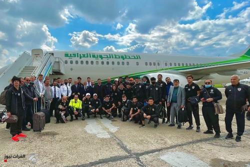 المنتخب الوطني يعود الى بغداد بعد ودية اوزبكستان