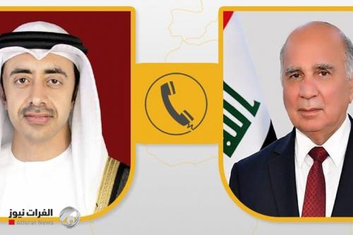 وزير الخارجية الاماراتي يدعو حسين لزيارة أبو ظبي